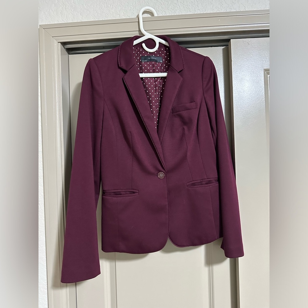 The Limited Blazer, Small Tall, Plum color, like new